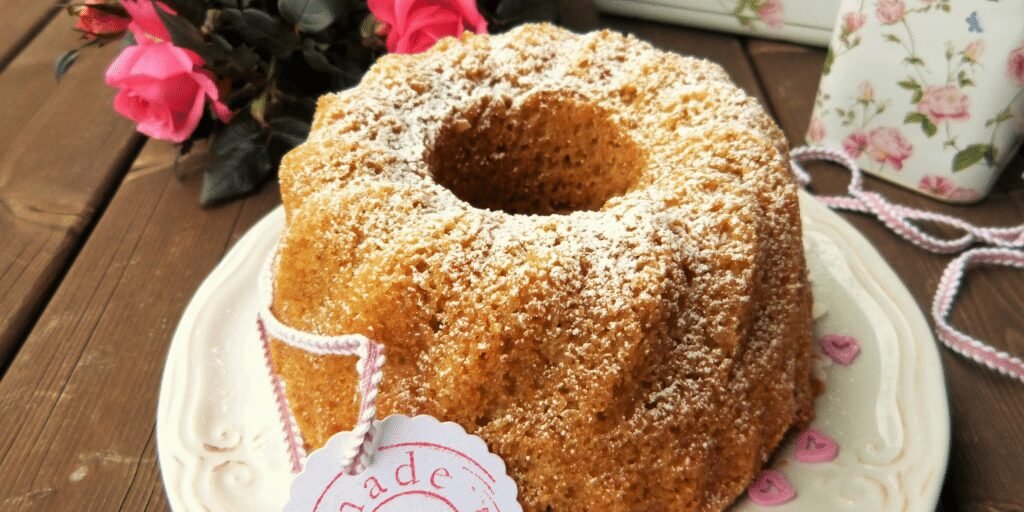 Bolo de nozes com farinha de linhaça