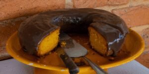 <strong>Bolo de cenoura com farinha de linhaça</strong>