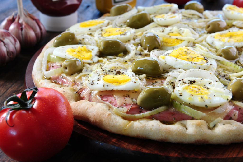 Pizza Portuguesa Low-Carb