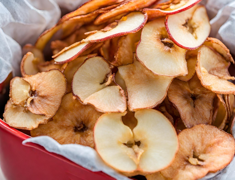 Chips de Maçã na Airfryer