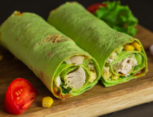 Receita de Wrap de Alface com Atum e Abacate