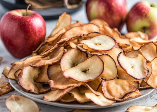 Chips de Maçã na Airfryer